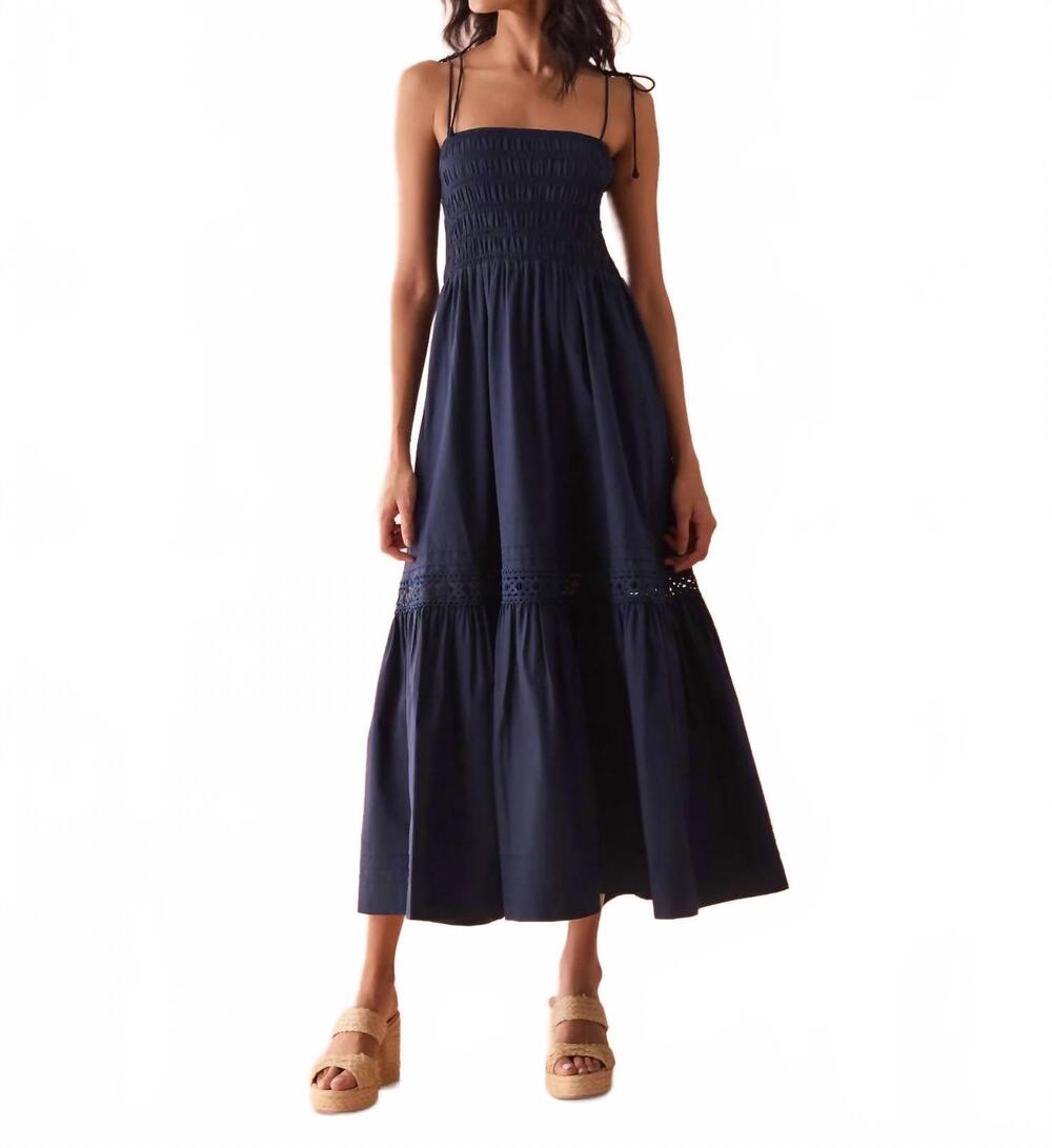 NEW OMIKA women's adley maxi dress in safa marlin